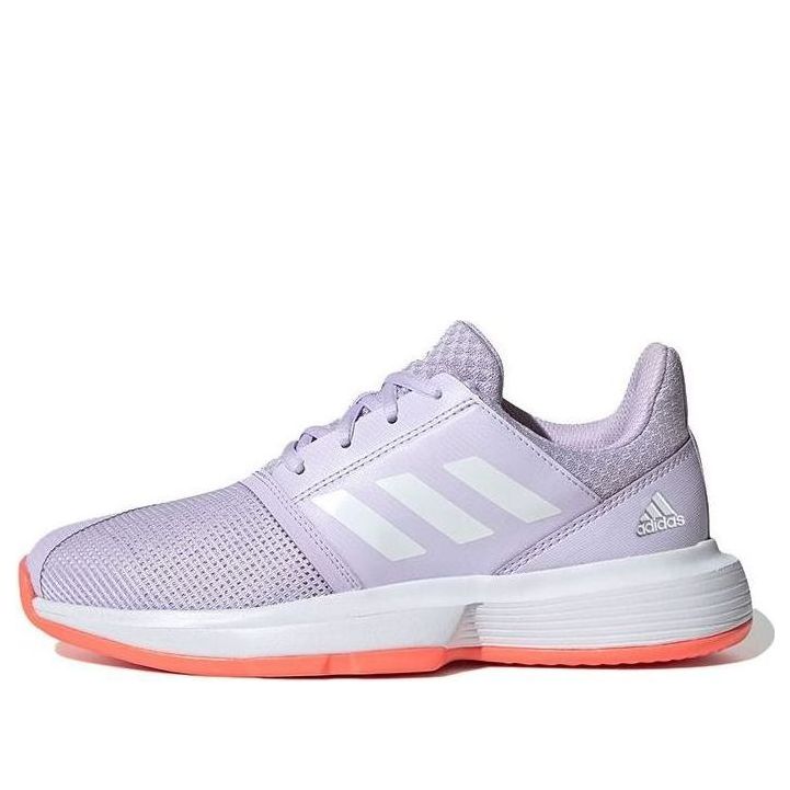 (GS) adidas Courtjam J Purple/White EH1103