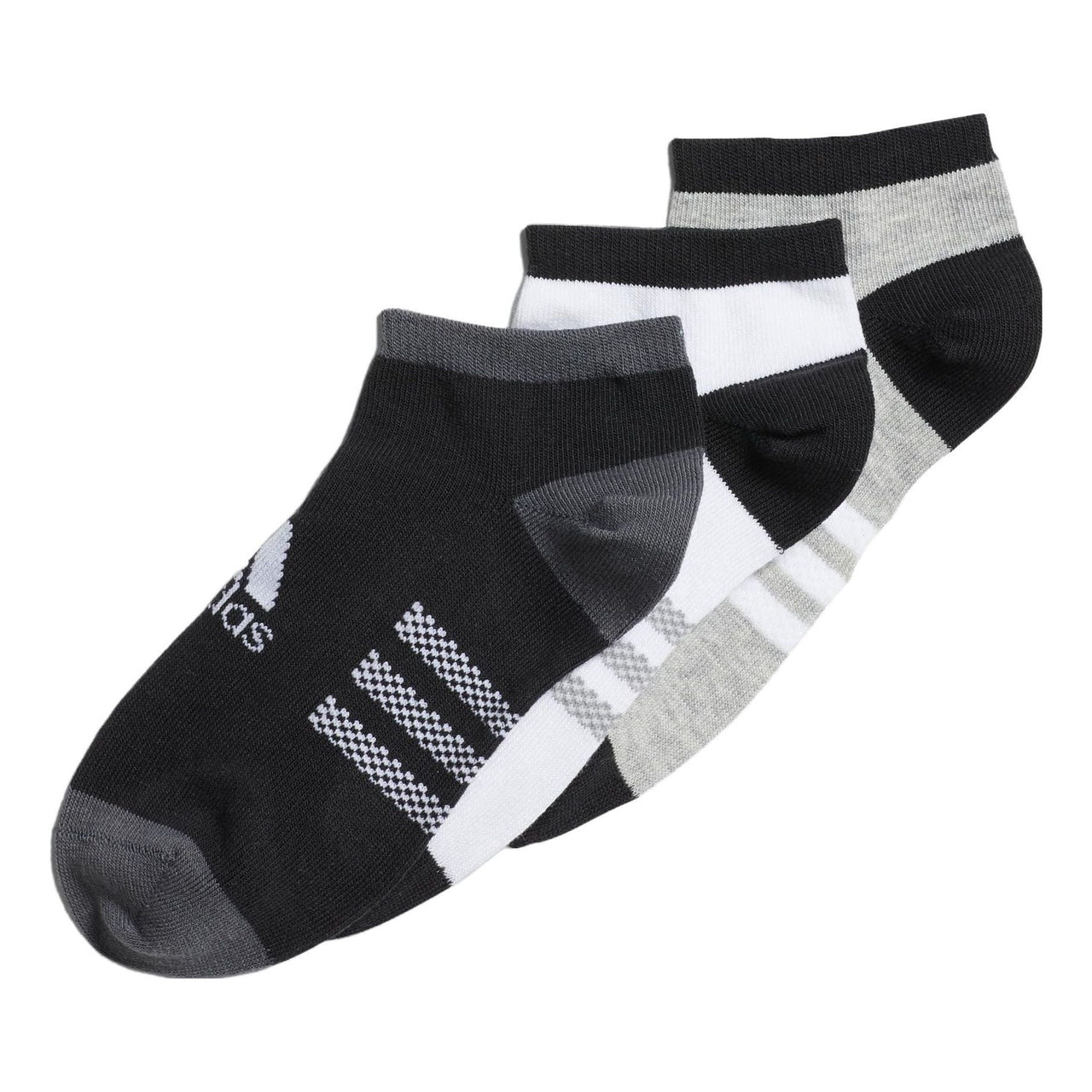(PS) adidas Low-Cut Socks 3 Pairs 'Black' IB0356