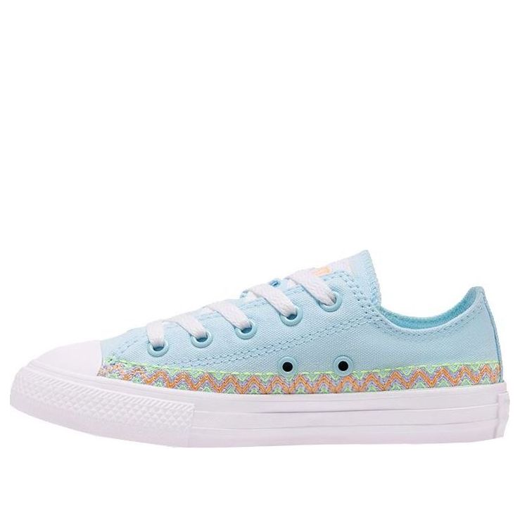 (GS) Converse Chuck Taylor All Star Low 'Friendship Bracelet - Agate Blue' 667786F