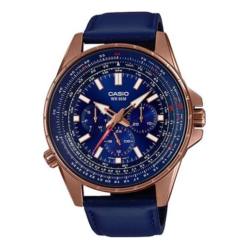 CASIO Design Watch Blue MTP-SW320RL-2A Dark Blue Analog MTP-SW320RL-2A2021