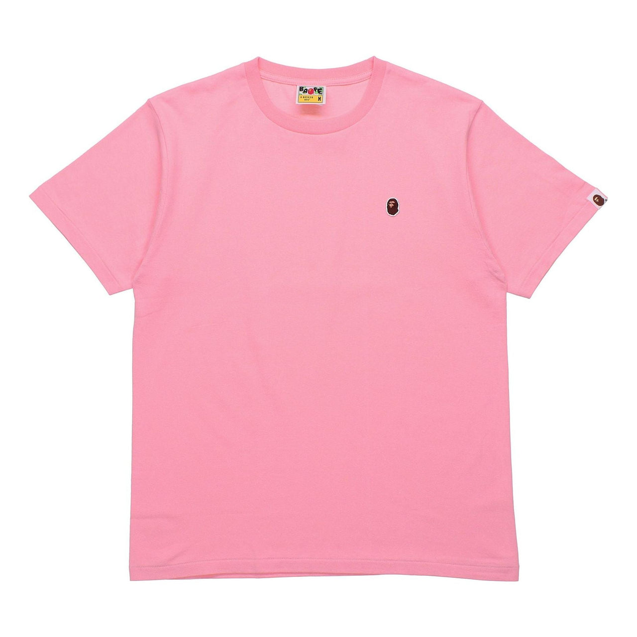A Bathing Ape AW18 One Point Online limited Embroidered Small Ape Head T-Shirt 'Sakura' 1D25-110-114