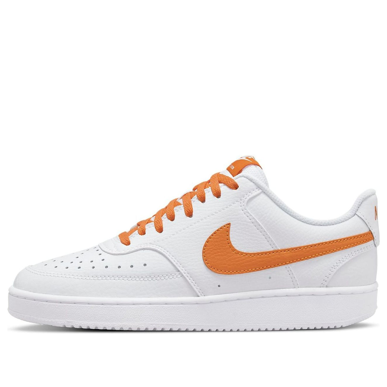 (WMNS) Nike Court Vision Low 'White Orange' CD5434-114