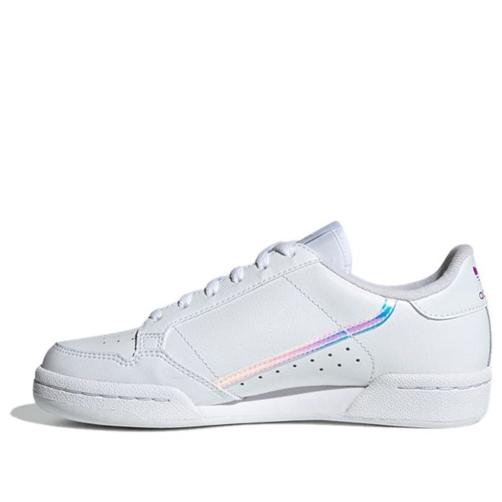 (GS) adidas Continental 80 J 'White Iridescent' EE6471