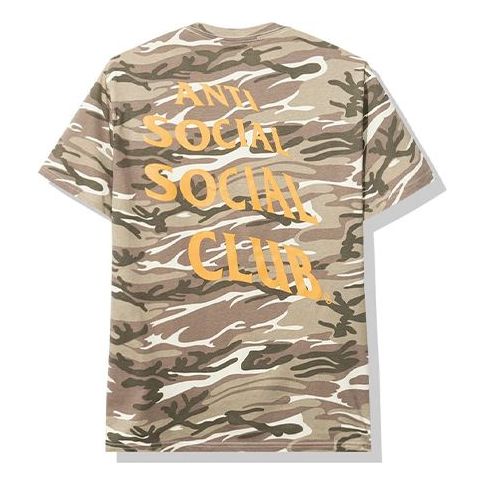 ANTI SOCIAL SOCIAL CLUB Camouflage Short Sleeve Unisex Yellow ASSC-540