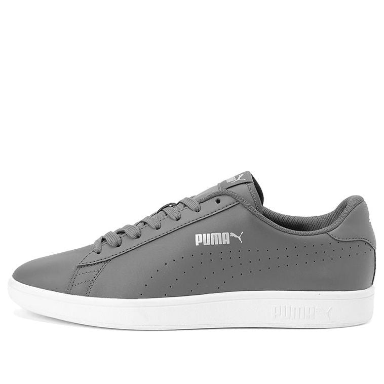 PUMA Smash V2 L Perf Grey/White 365213-11