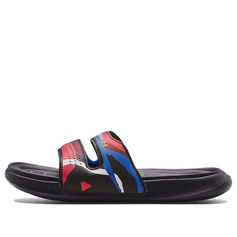 (WMNS) Under Armour Ansa Studio Slide 'Graphic - Black Beta' 3025404-001