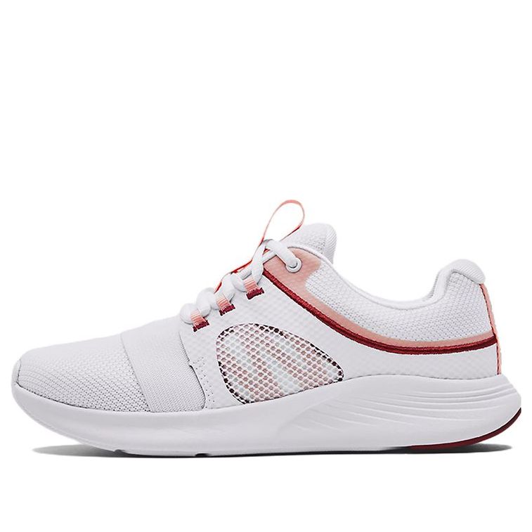 (WMNS) Under Armour Charged Breathe Bliss 'White Retro Pink' 3024148-102