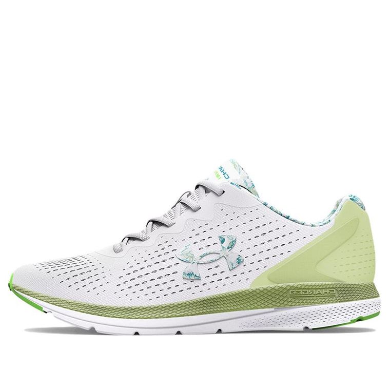 (WMNS) Under Armour Charged Impulse 2 'Print - White Pale Olive' 3025402-100