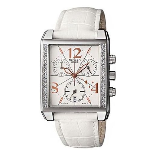 CASIO Waterproof SHEEN White Analog SHN-5008L-7A