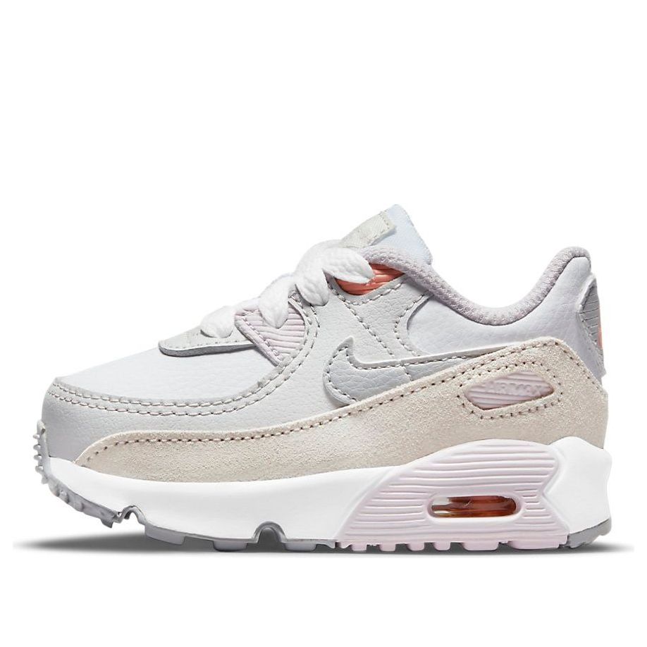 (TD) Nike Air Max 90 Running Shoes Grey/White CD6868-111