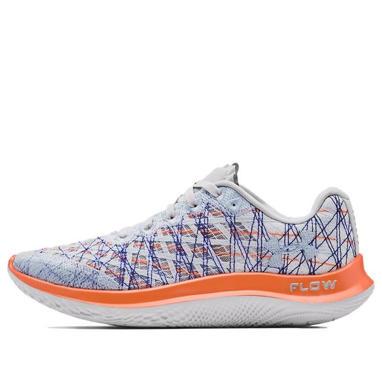 (WMNS) Under Armour Flow Velociti Wind 'Halo Grey Blaze Orange' 3023561-104