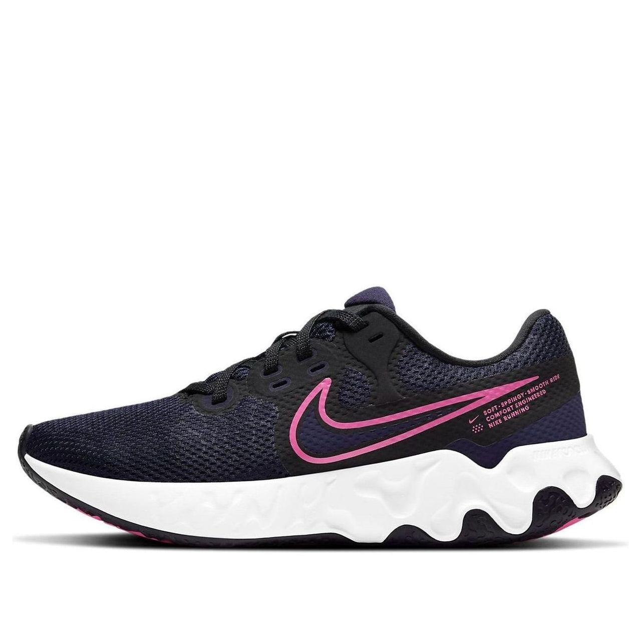 (WMNS) Nike Renew Ride 2 'Blackened Blue Pink Glow' CU3508-401
