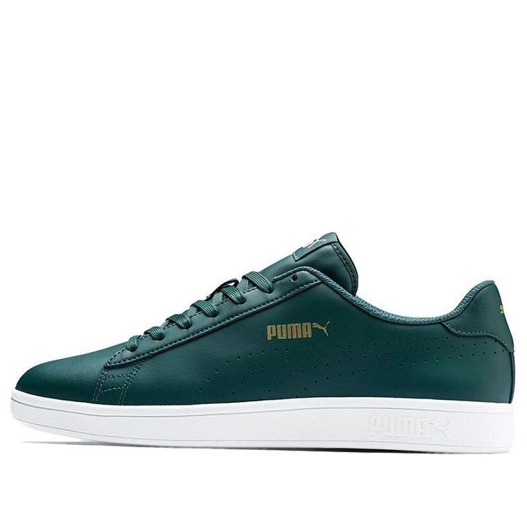 PUMA Smash V2 L Perf Green/White 365213-09