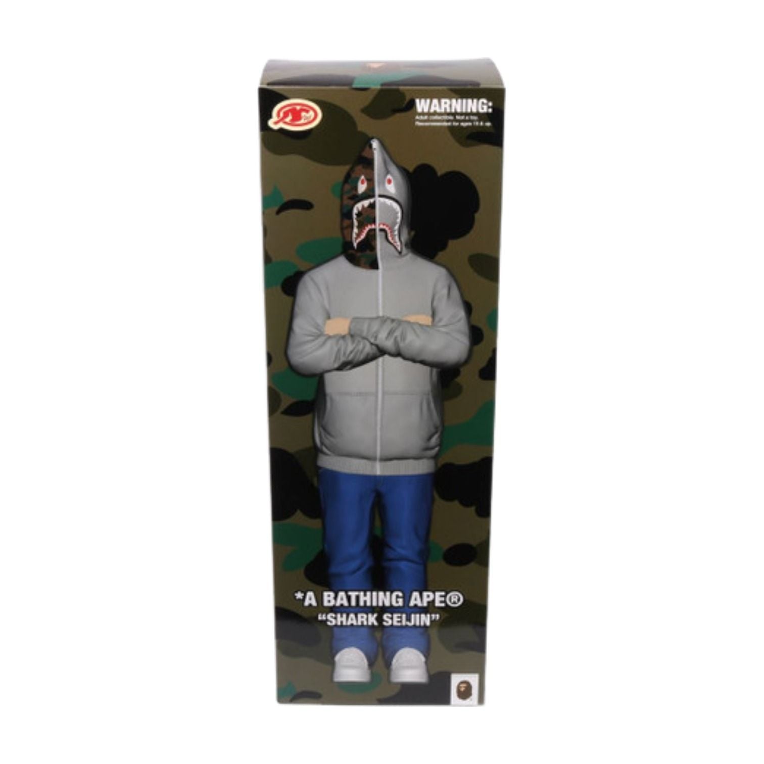 A Bathing Ape Shark Figure 'Grey' 1J80-185-001-GRY