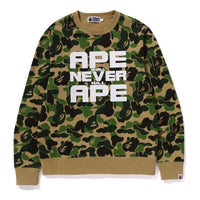 A Bathing Ape ABC Camo ASNKA Crewneck 'Green' 1K30-113-009-GRN