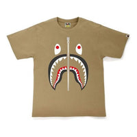 A Bathing Ape Shark T-Shirt 'Beige' 1H80-110-003-BGE