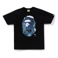 A Bathing Ape Christmas Photo Ape Head T-shirt 'Black' 1J70-110-032-BLK