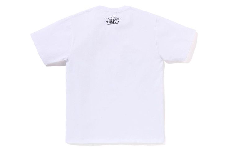 A Bathing Ape Japan College T-Shirt 'White' 1K22-110-019-WHT