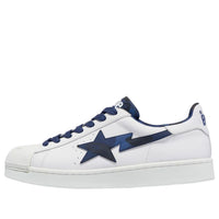 A Bathing Ape BAPE Skullsta M1 'White Navy' 1J20-191-007-NVY