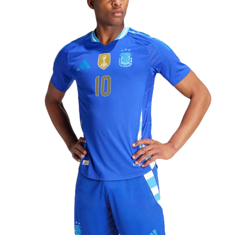 adidas Argentina 2024 Messi Away Authentic Jersey Asia Sizing 'Blue' JN1507