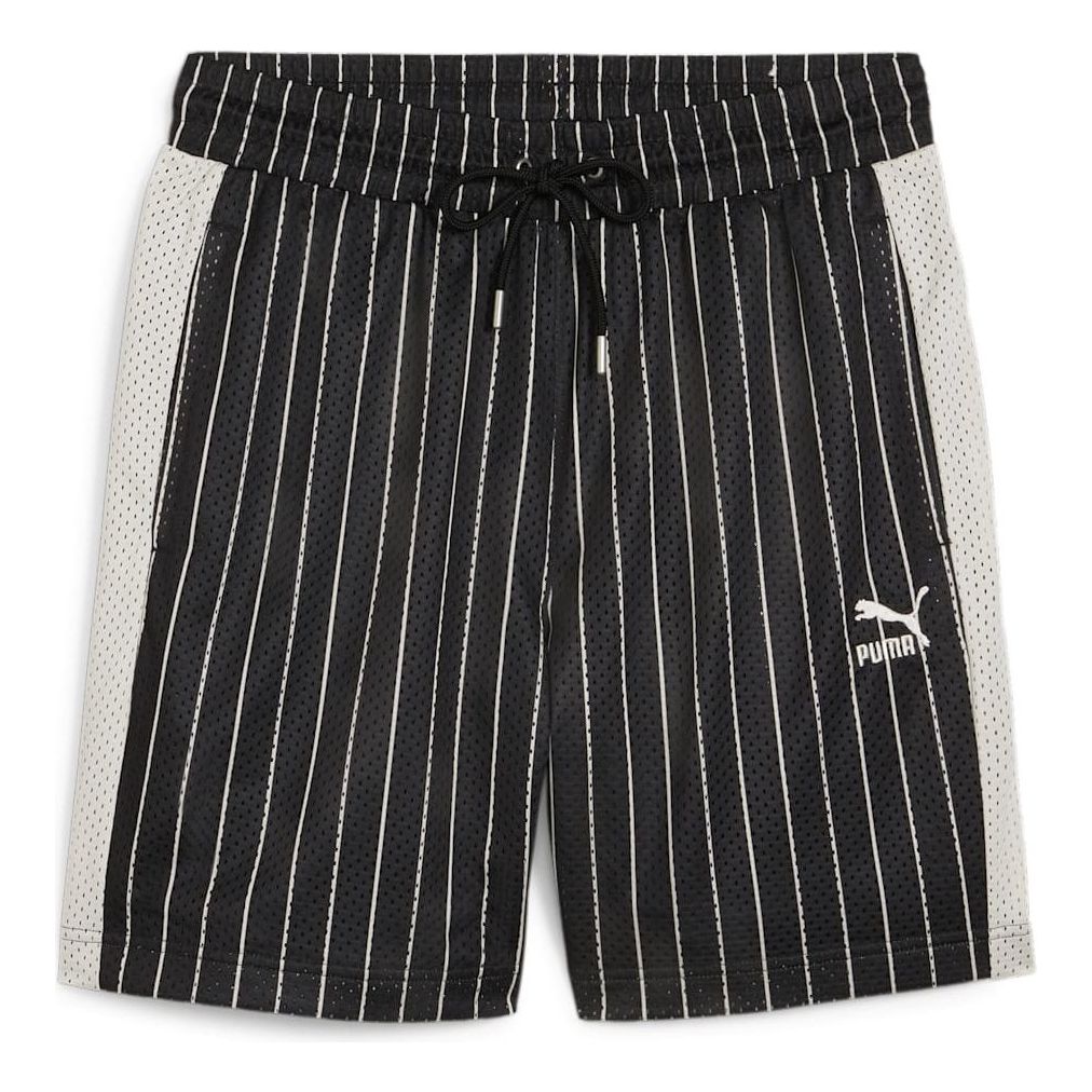 PUMA T7 For The Fanbase Mesh Shorts 'Black Green' 624394-01