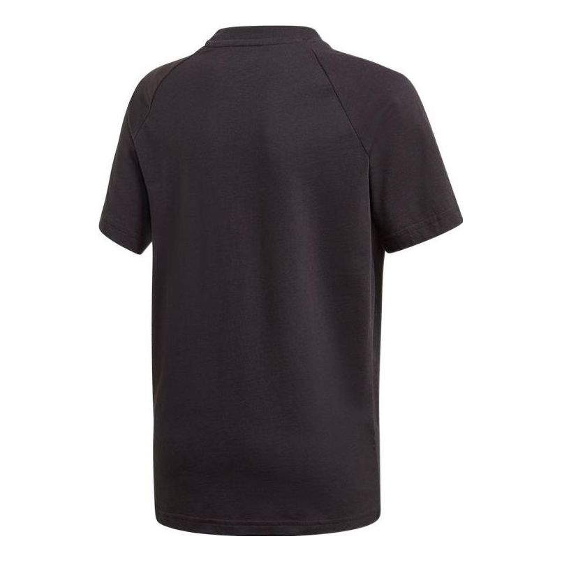 (GS) adidas adicolor Graphic T-Shirt Asia Sizing 'Black White' GN7434