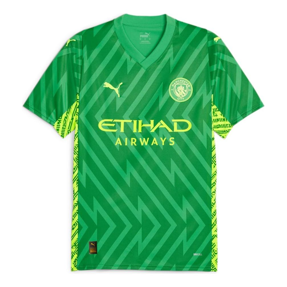 Puma Manchester City 23/24 Goalkeeper Jersey 'Green' 770471-97