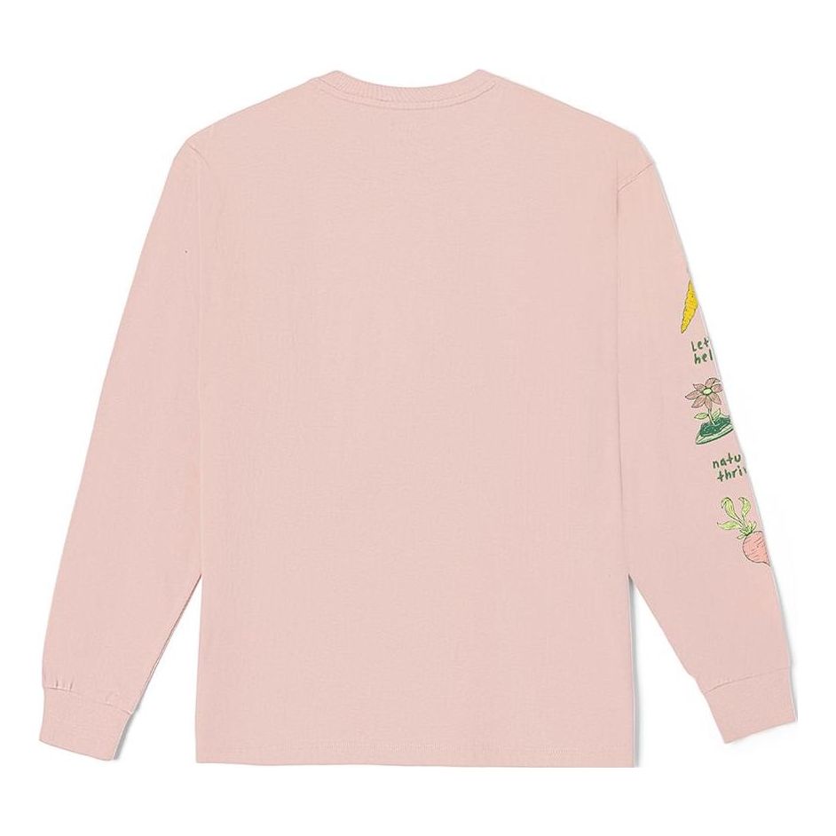 (WMNS) Vans Growth Garden Long Sleeve T-Shirt 'Pink' VN0007AMBQL