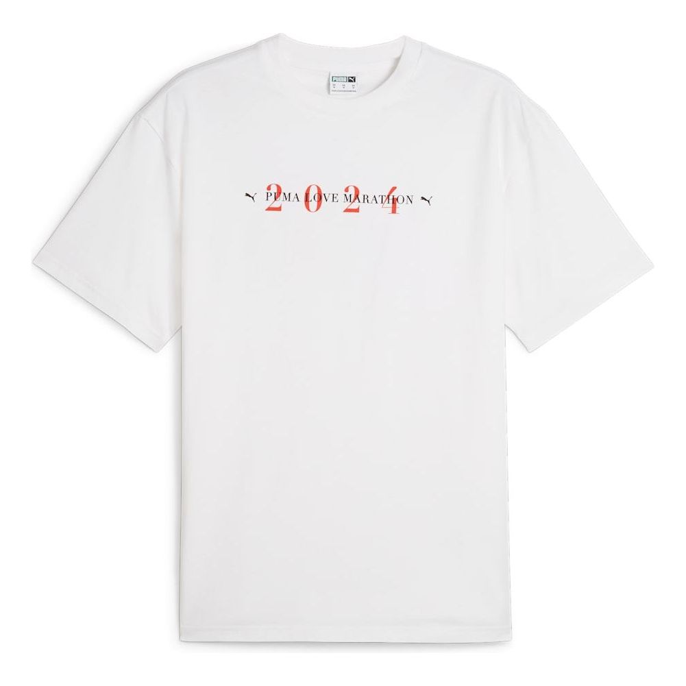 PUMA Love Marathon Graphic T-shirt 'White' 624407-02