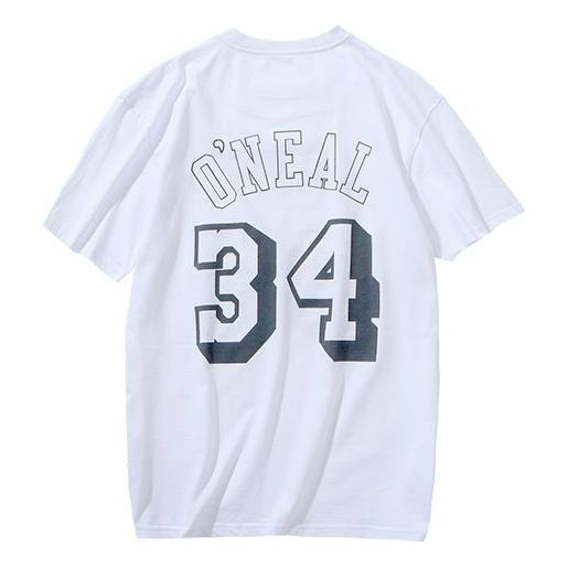Mitchell & Ness x NBA Lakers Round-neck T-shirt 'Shaquille O'Neal 34' MN13S17-SON