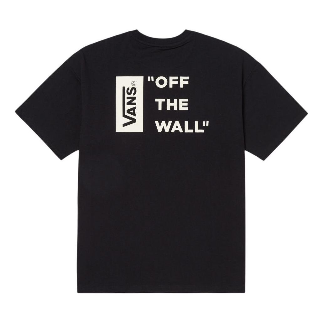Vans Workwear Logo T-Shirt Oversized sizing 'Black White' VN000GQCBLK