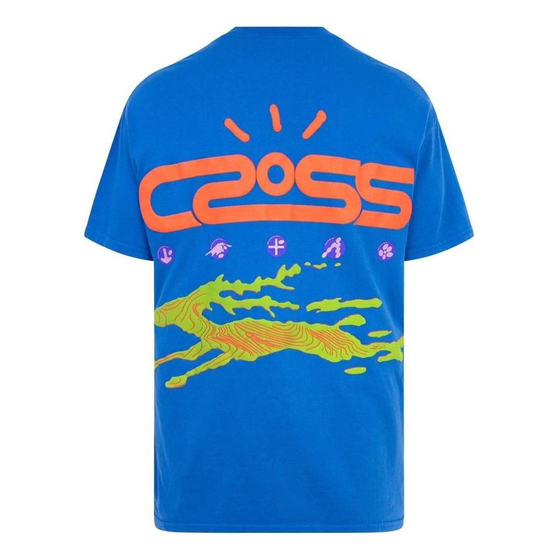 Travis Scott Cactus Jack SS22 Crew Neck T-Shirt 'Blue' CJJ6SS02