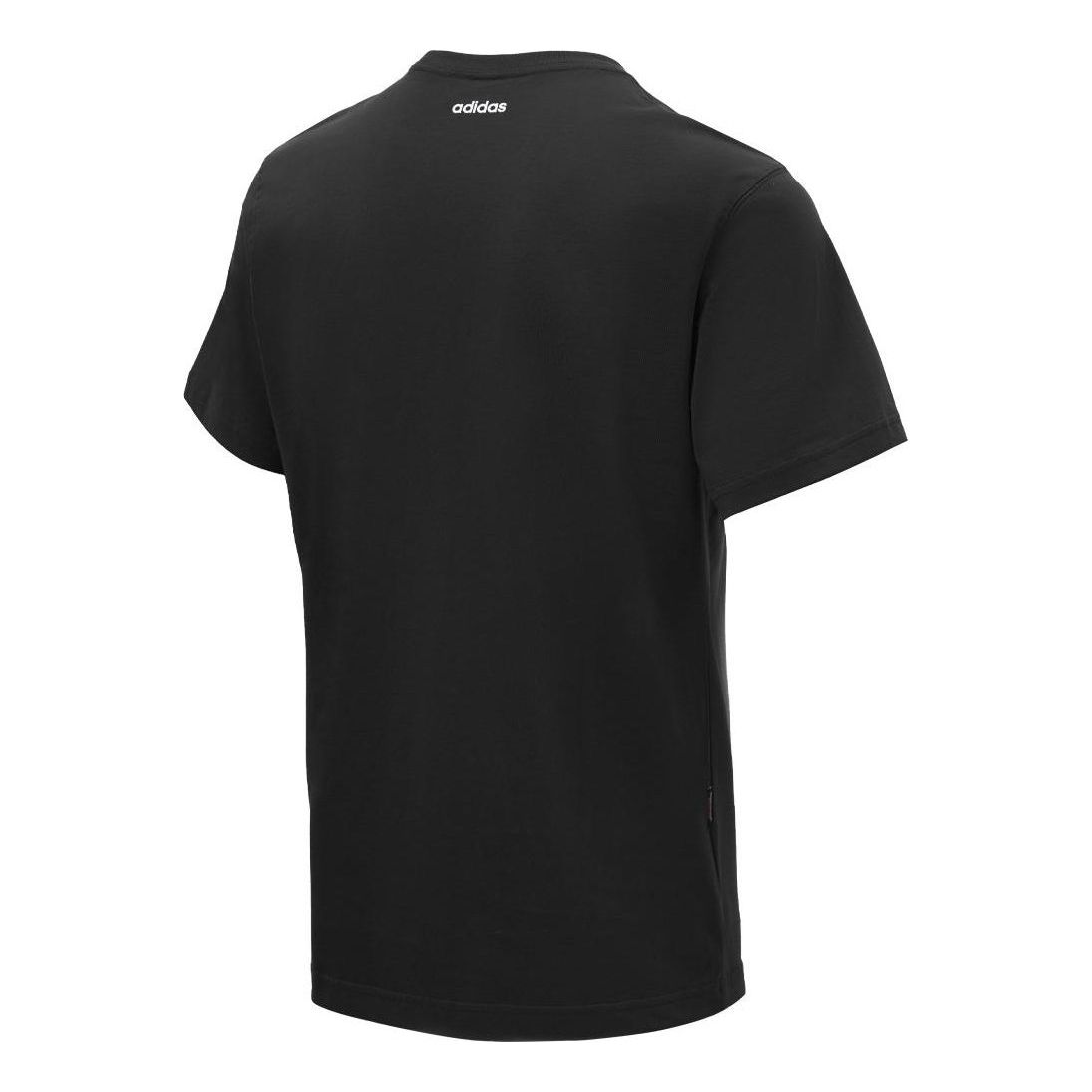 adidas Neo Graphic T-Shirt Asia Sizing 'Black White' JD1432