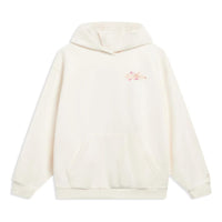 (WMNS) Li-Ning Anything Is Possible Floral Graphic Hoodie 'Beige' AWDT016-1