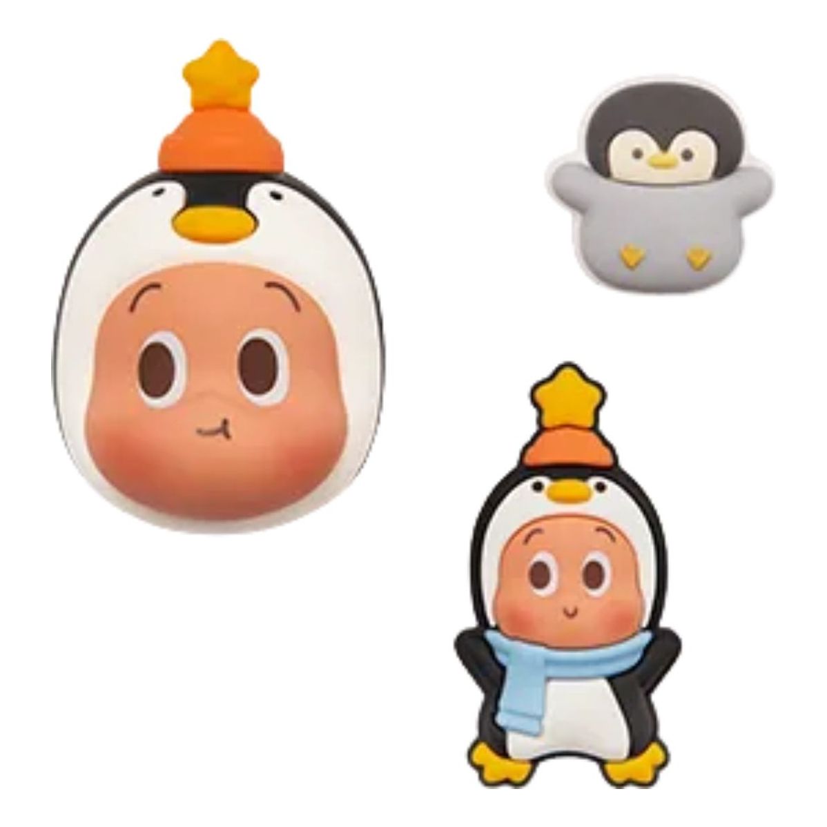 Pop Mart Pop Bean Fluffy and Cozy Decorative Charm 'Twinkle Twinkle Cozy Penguin' PPMT-2511-0059-1011196992
