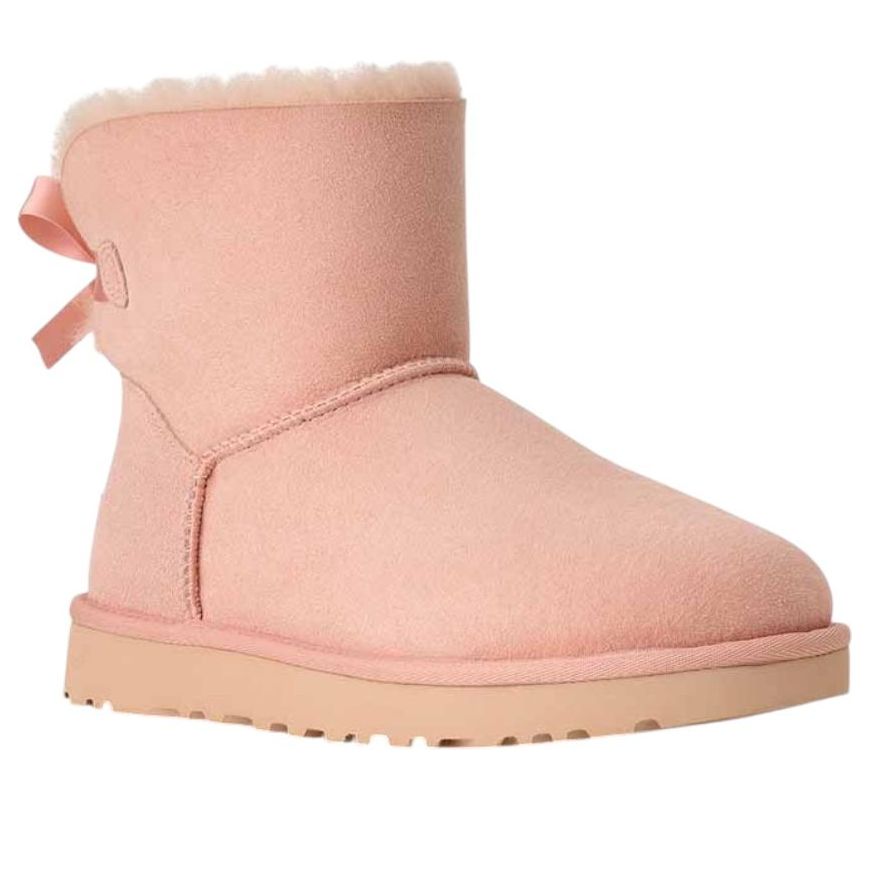 (WMNS) UGG Mini Bailey Bow II 'Beige Blush' 1016501-BGB