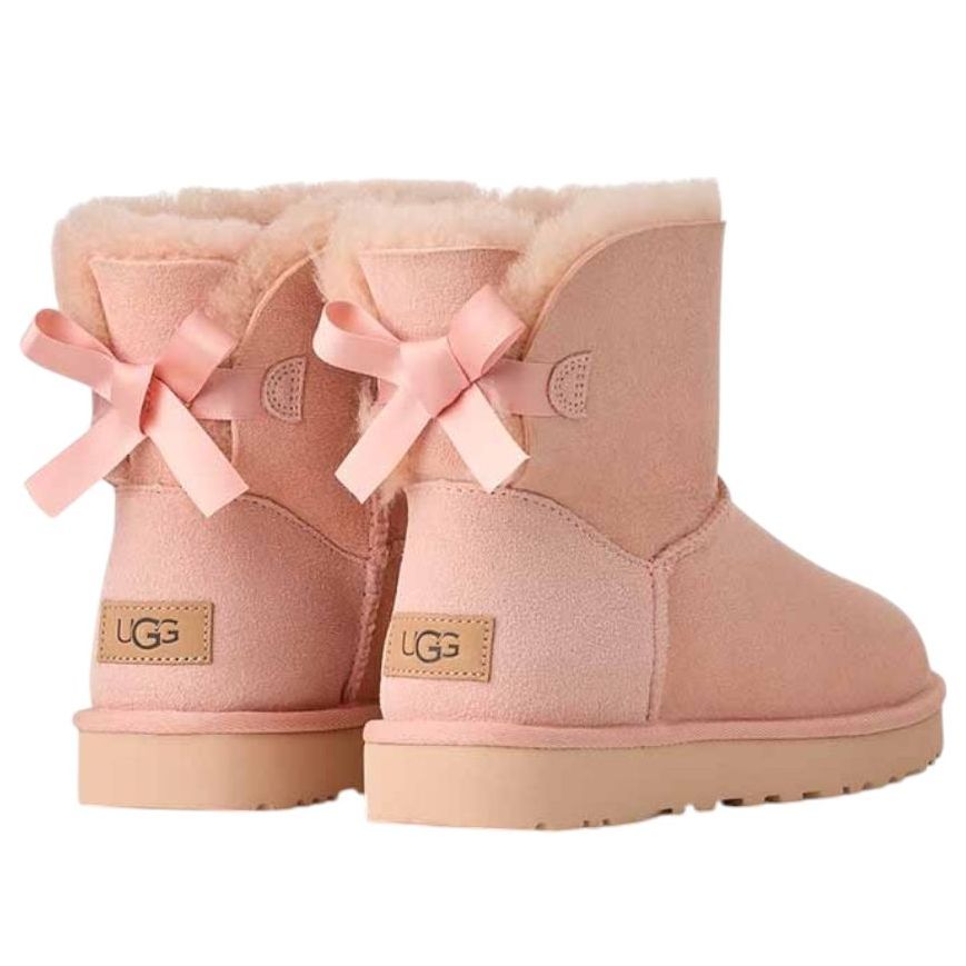 (WMNS) UGG Mini Bailey Bow II 'Beige Blush' 1016501-BGB