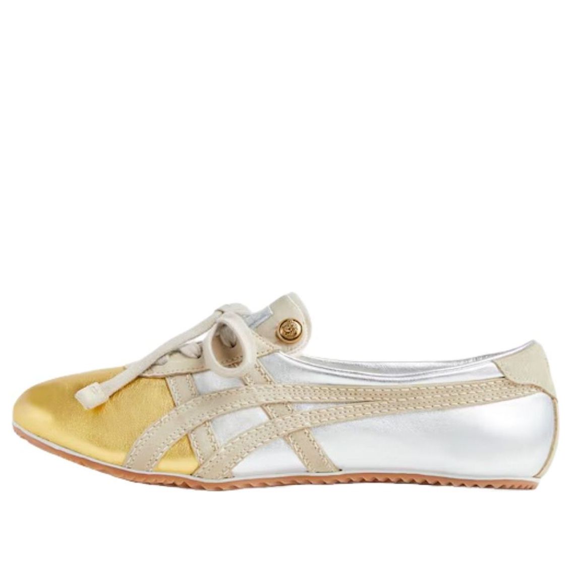 VERSACE x Onitsuka Tiger Tai-Chi Sakura Metallic 'Silver Gold' 1024594-1A17738-6XD0J