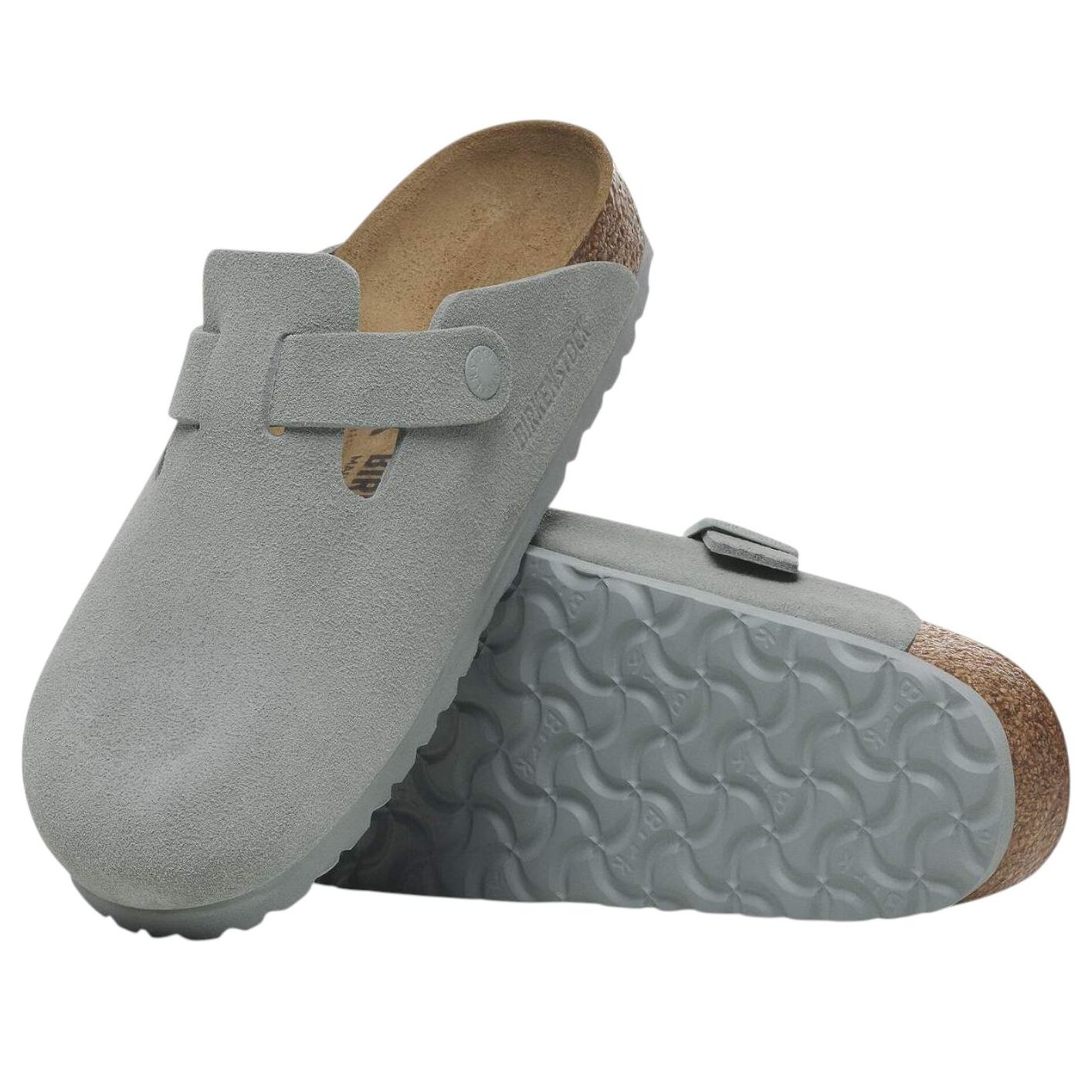 Birkenstock Boston Suede 'Pure Sage' 1029212
