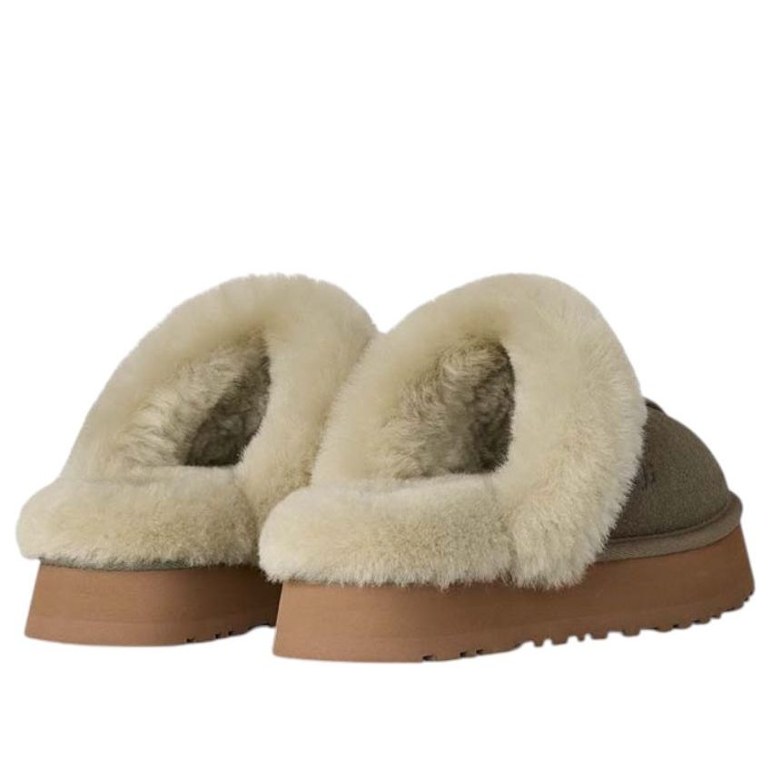 (WMNS) UGG Disquette Slippers 'Moss Green' 1122550-MRNM