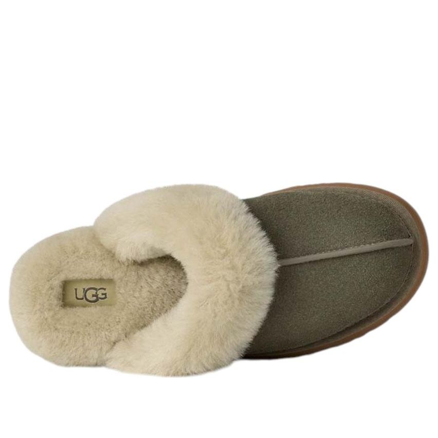 (WMNS) UGG Disquette Slippers 'Moss Green' 1122550-MRNM