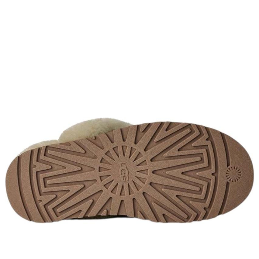 (WMNS) UGG Disquette Slippers 'Moss Green' 1122550-MRNM