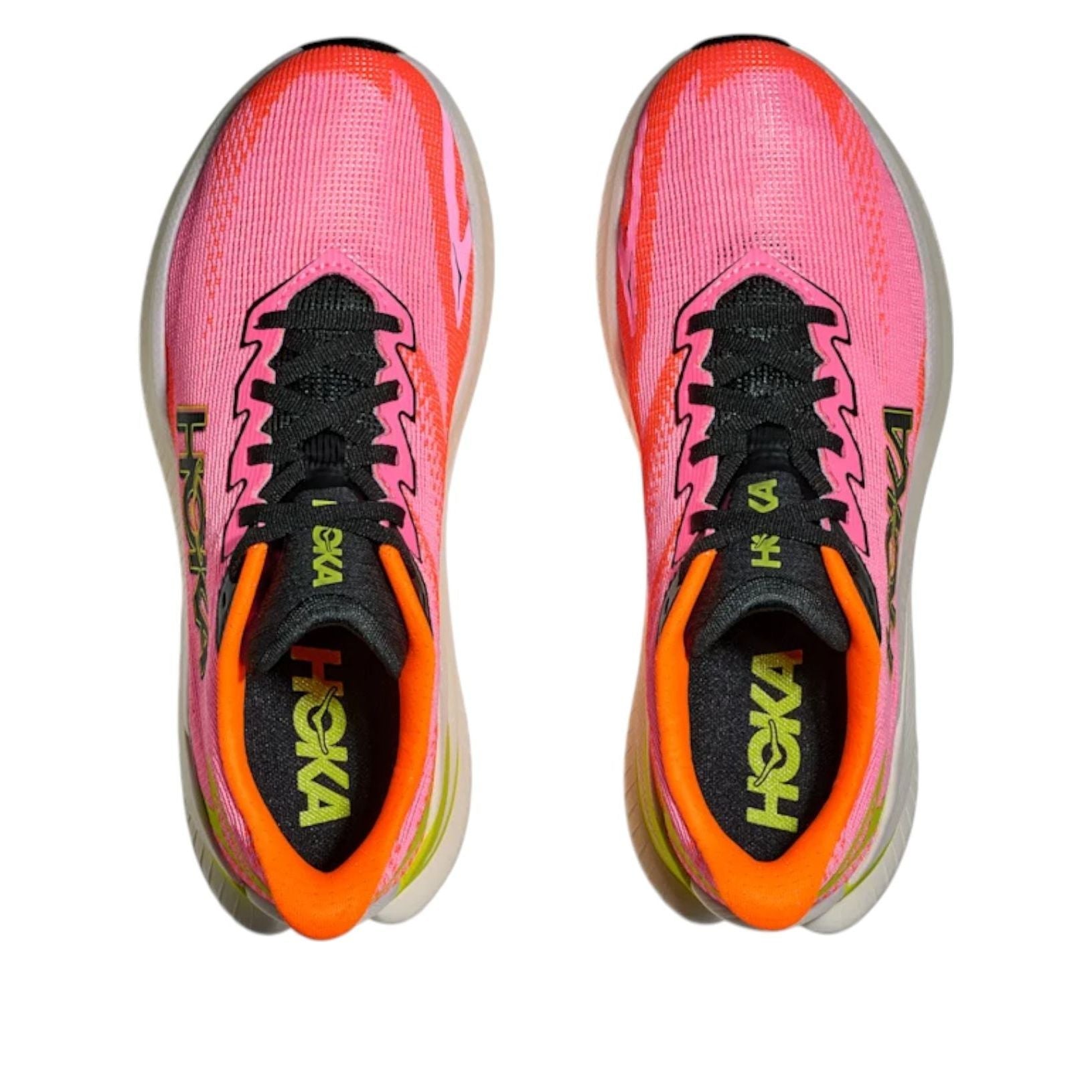 (WMNS) HOKA ONE ONE Mach X 3 'Neon Rose Neon Tangerine' 1168721-NNRS