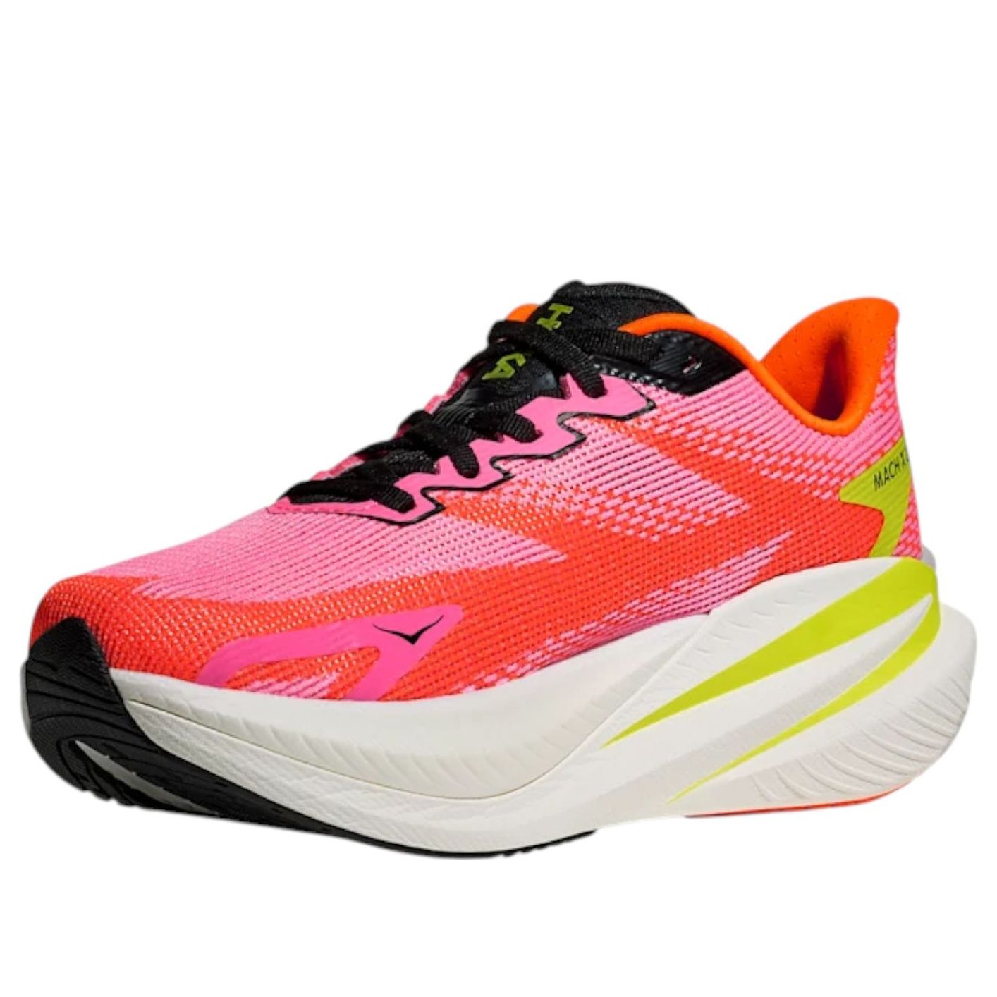 (WMNS) HOKA ONE ONE Mach X 3 'Neon Rose Neon Tangerine' 1168721-NNRS
