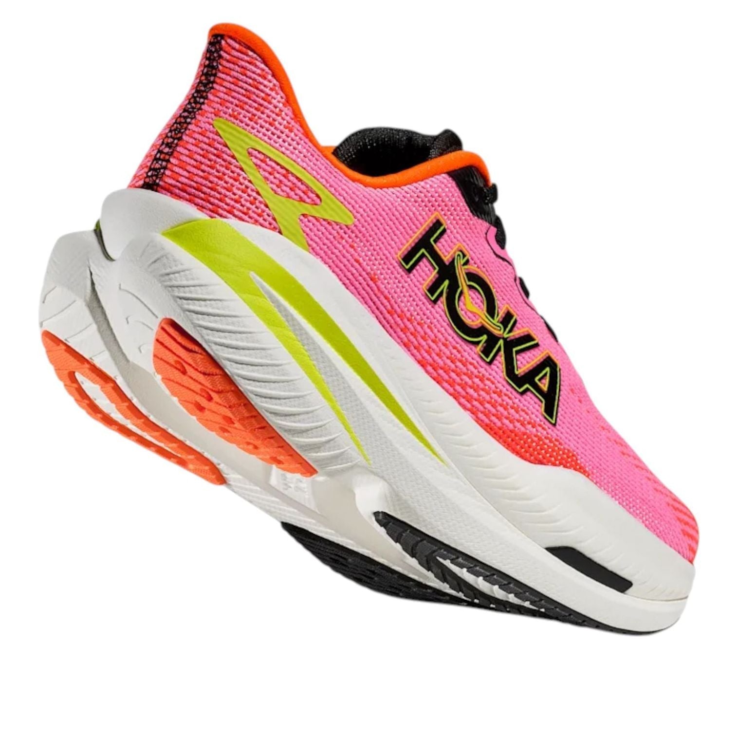 (WMNS) HOKA ONE ONE Mach X 3 'Neon Rose Neon Tangerine' 1168721-NNRS