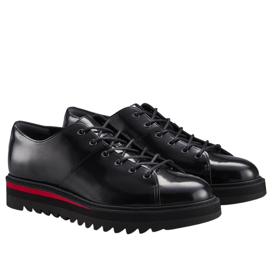 (WMNS) Onitsuka Tiger The Onitsuka Lace-Up Low 'Black Classic Red' 1182A309-001