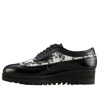 (WMNS) Onitsuka Tiger Brogue 'Black White Tweed' 1182A629-001