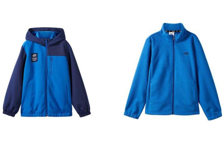 (GS) Skechers Casual 3-In-1 Sports Jacket 'Multi-Color' L422B099
