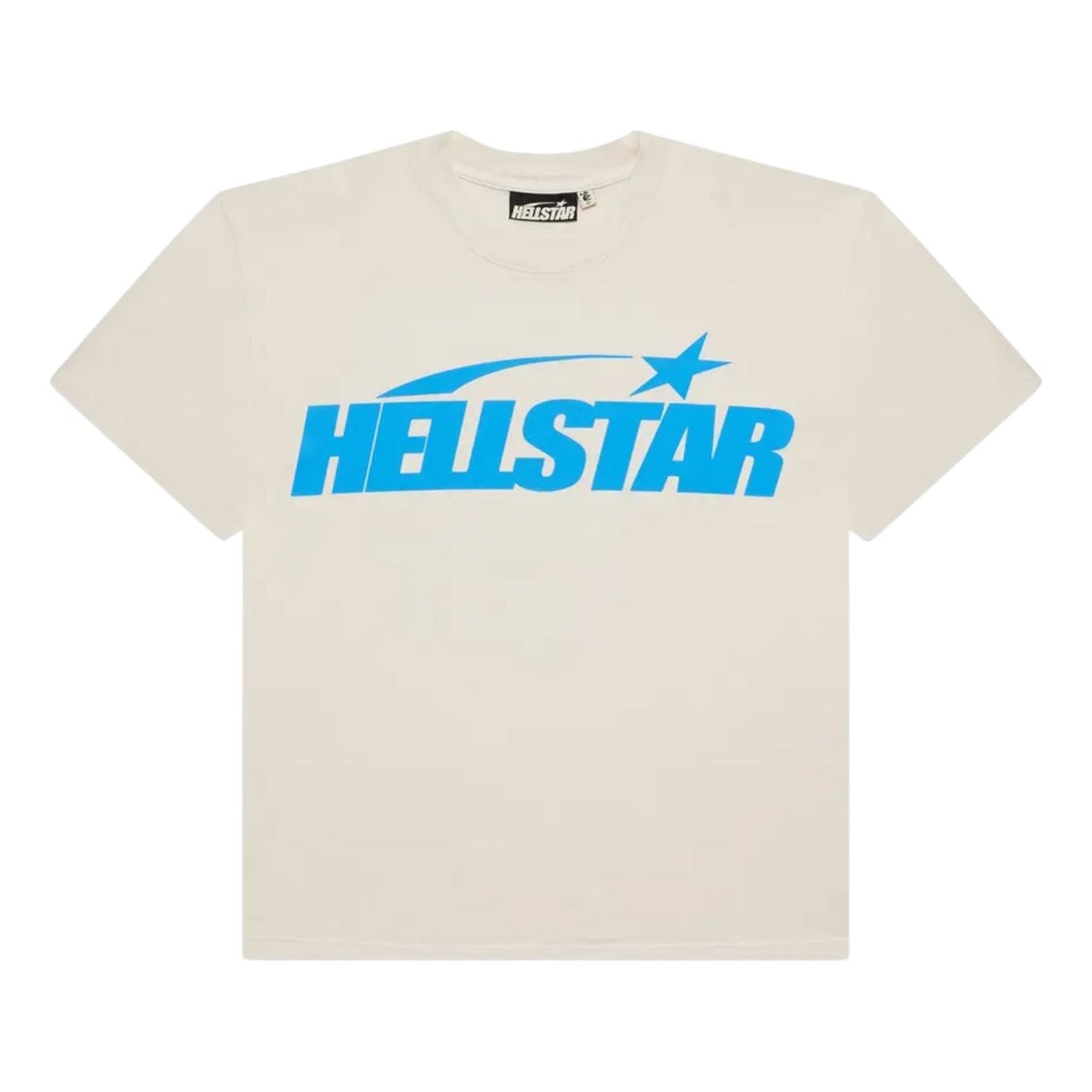 Hellstar Classic T-Shirt Regular Print 'White Blue' HSCC01TEE003-WHBL