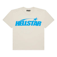 Hellstar Classic T-Shirt Regular Print 'White Blue' HSCC01TEE003-WHBL